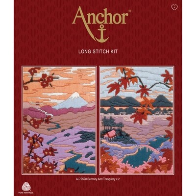 Anchor Starter Long Stitch Kit - Serenity & Tranquility Set 2 Anchor Starter Long Stitch Kit - Serenity & Tranquility Set 2