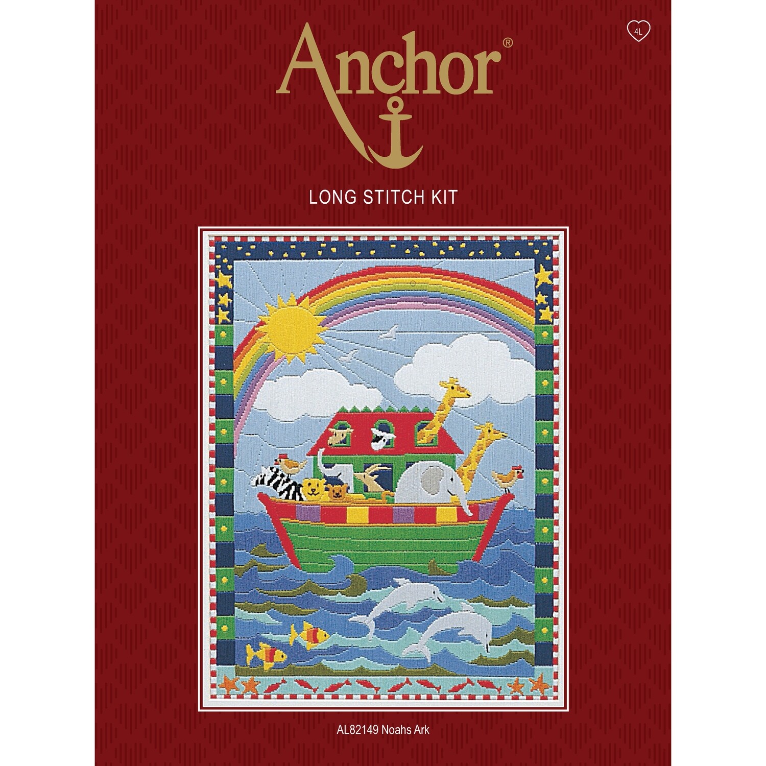 Anchor Starter Long Stitch Kit - Noah's Ark