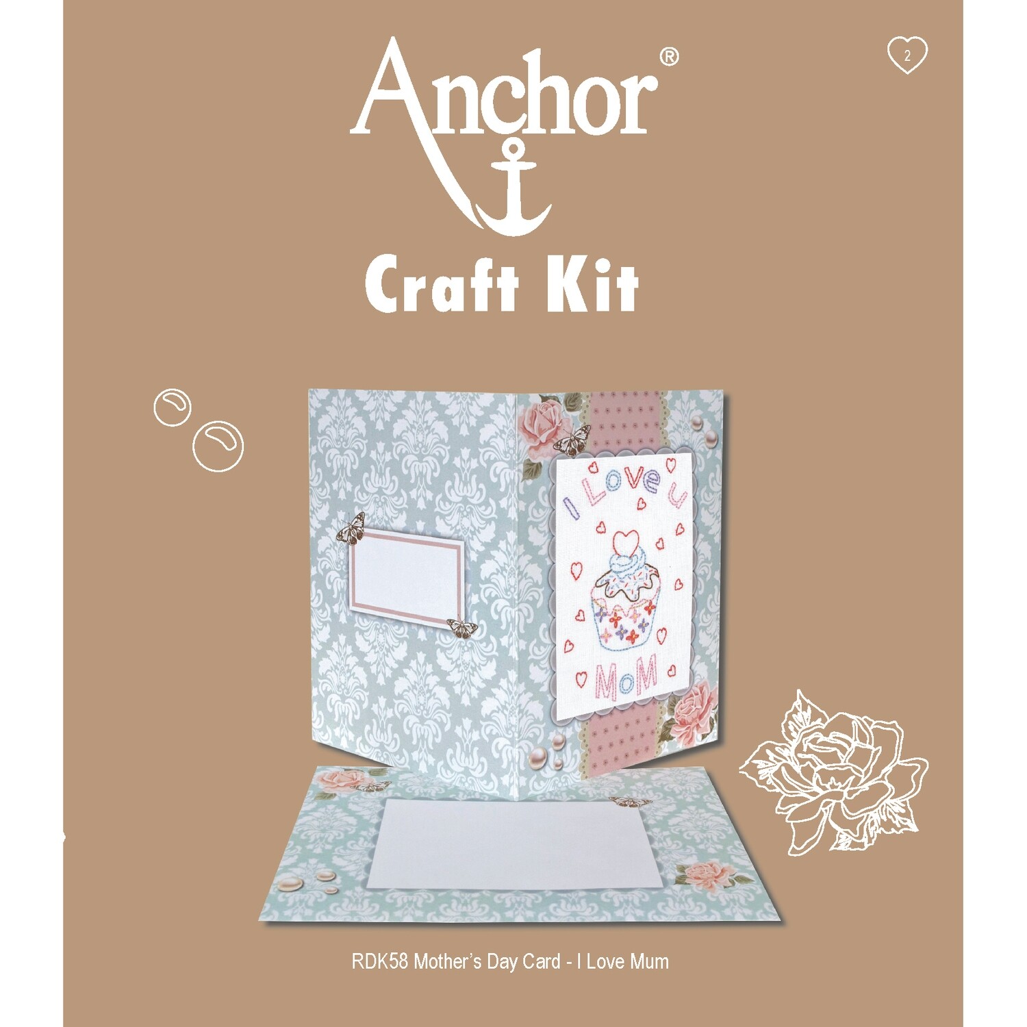 Anchor Craft Kit - I Love U Mom Card