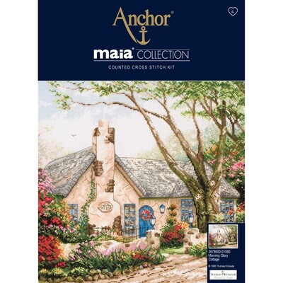 Maia Cross Stitch Kit - Morning Glory Cottage