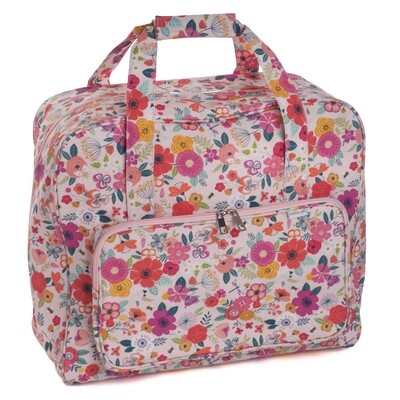 Sewing Machine Bag - Floral Garden Pink