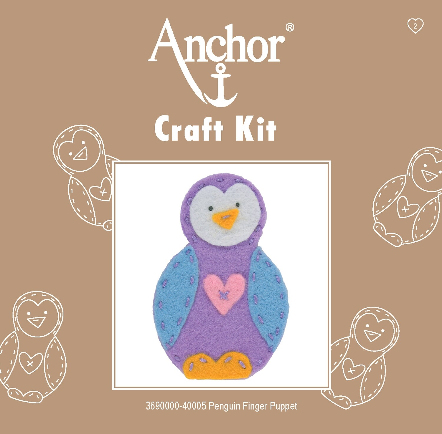 Anchor 1st Kit - Penguin Finger Puppet