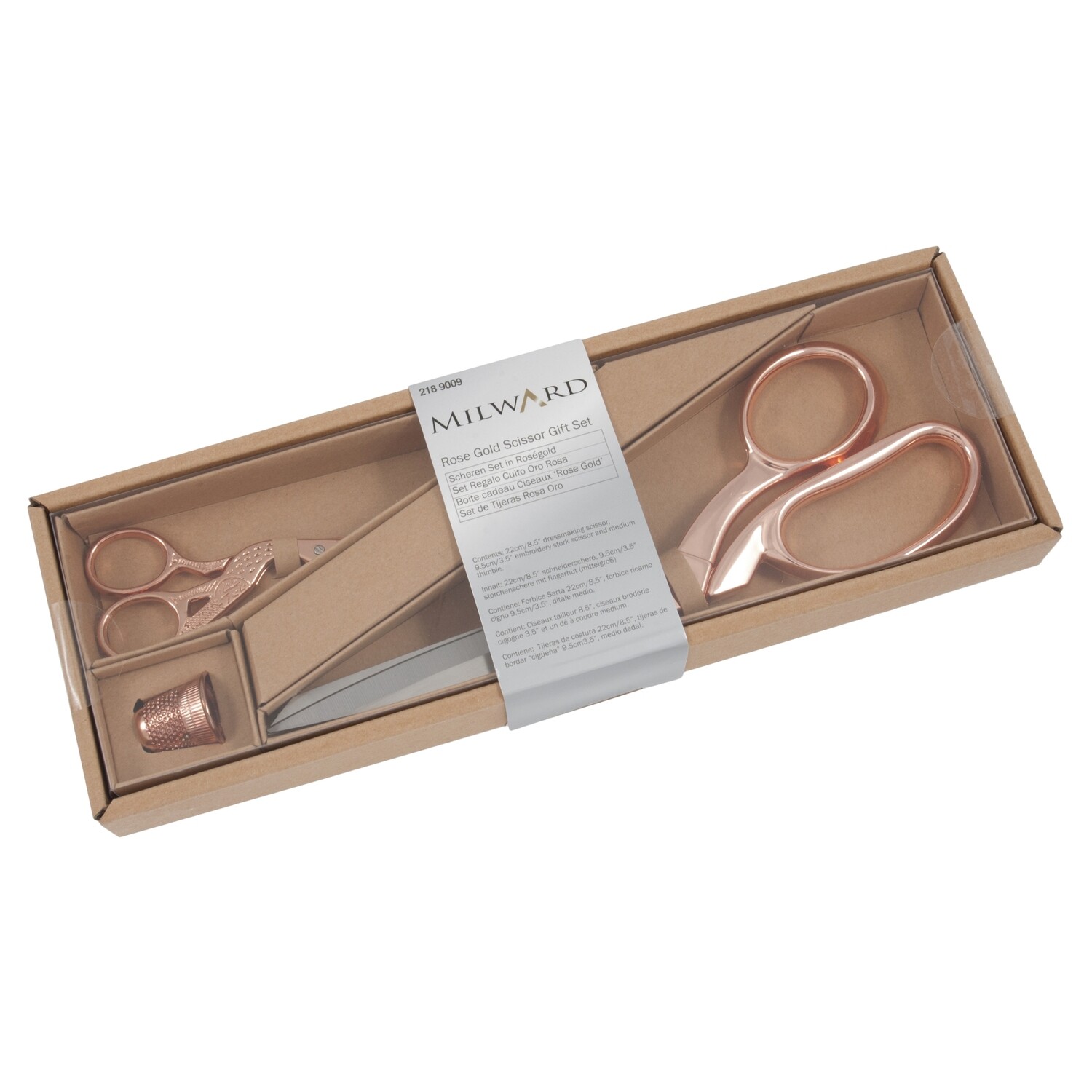 Rose Gold Scissor Gift Set