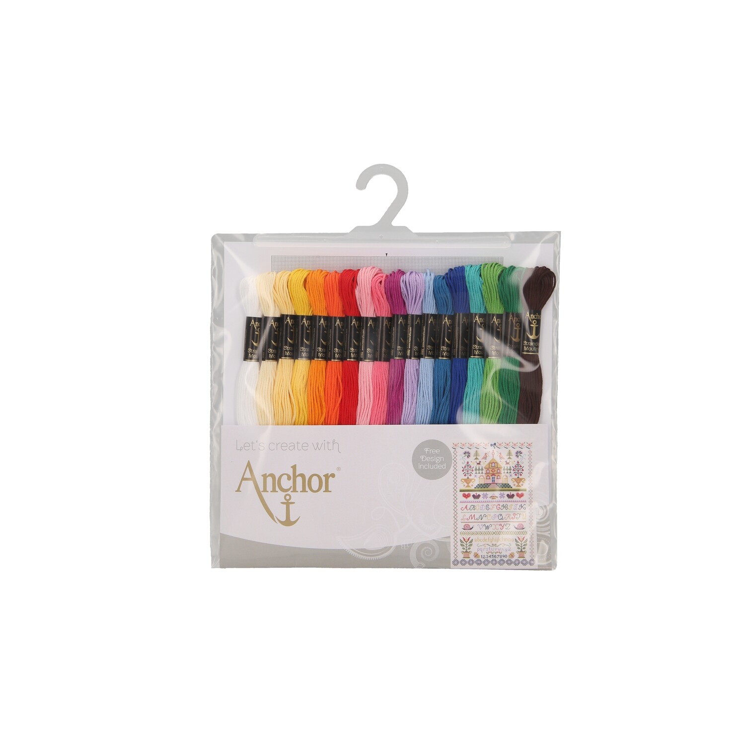 Anchor Essential Assortment - Anchor Stranded Cotton 18 Skeins
