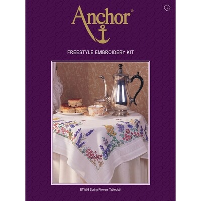 Anchor Essentials Freestyle Kit - Spring Flower Tablecloth Anchor Essentials Freestyle Kit - Spring Flower Tablecloth