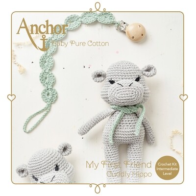 Anchor Baby Pure Cotton Amigurumi Kit - Hippo