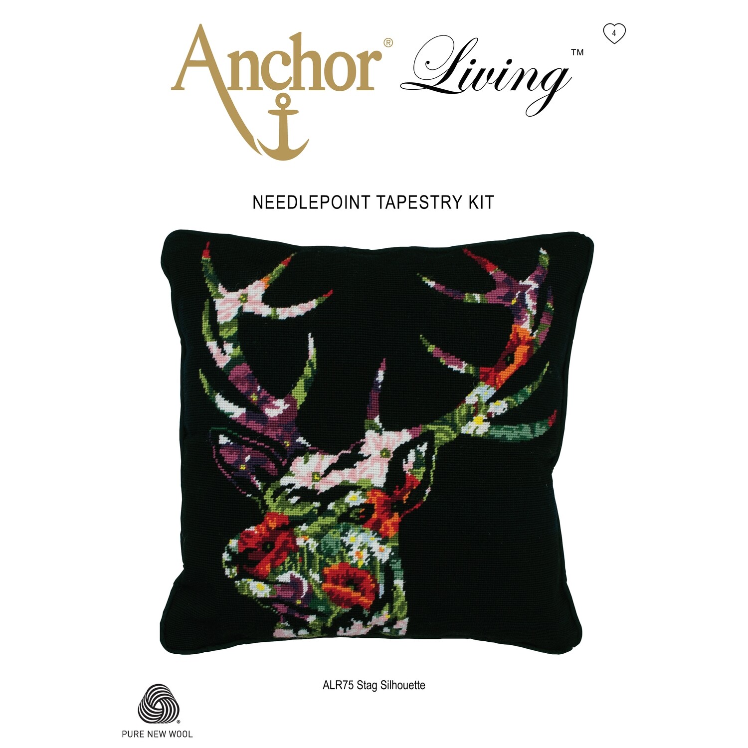 Anchor Essentials Tapestry Kit - Tapestry Stag Silhouette