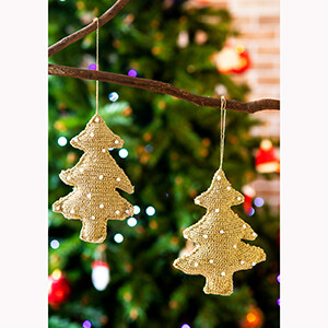 Modelo Árvores de Natal Douradas Modelo Árvores de Natal Douradas