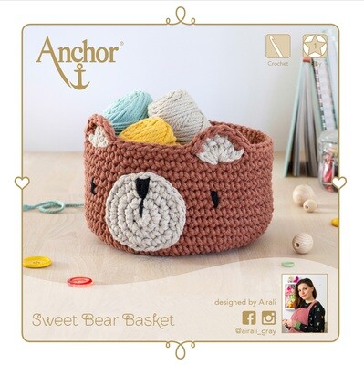 Kit Anchor Crochet - Cesta Urso