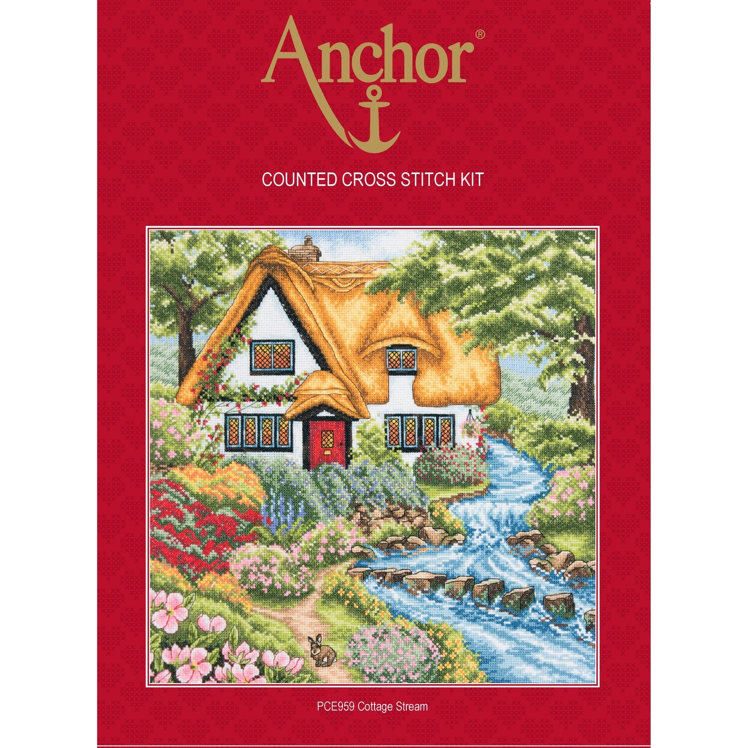Anchor Essentials Cross Stitch Kit - Cottage Stream