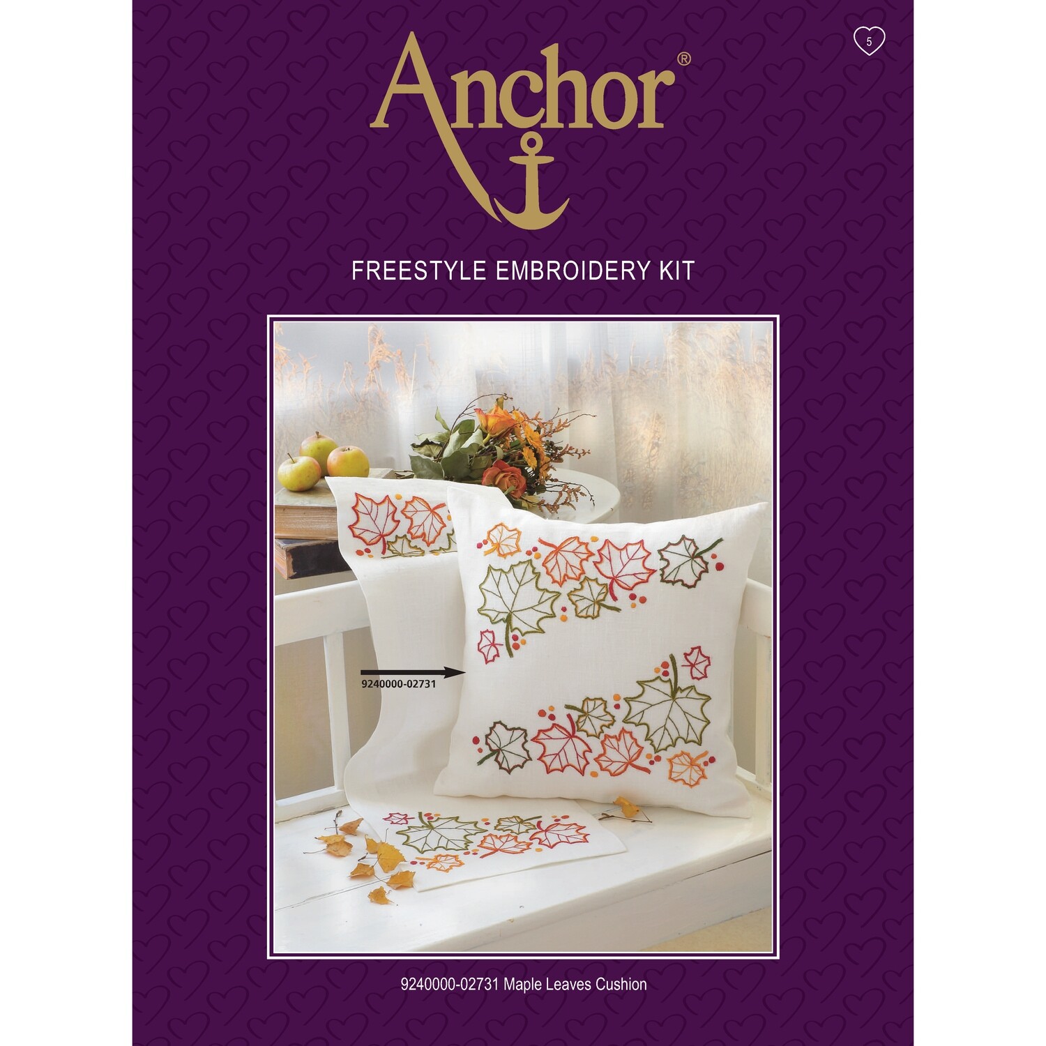 Anchor Essentials Freestyle Kit - Maple Leaves Cushion