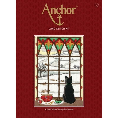 Anchor Starter Long Stitch Kit - Winter through the Window