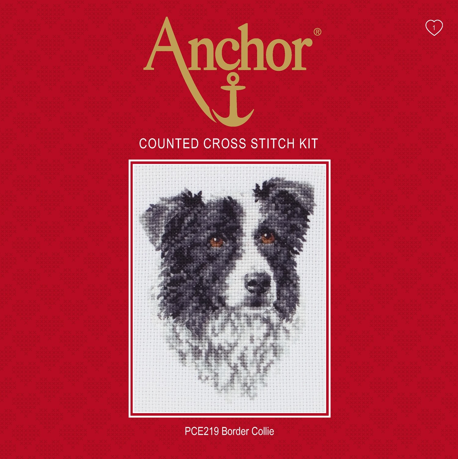 Anchor Essentials Cross Stitch Kit - Border Collie