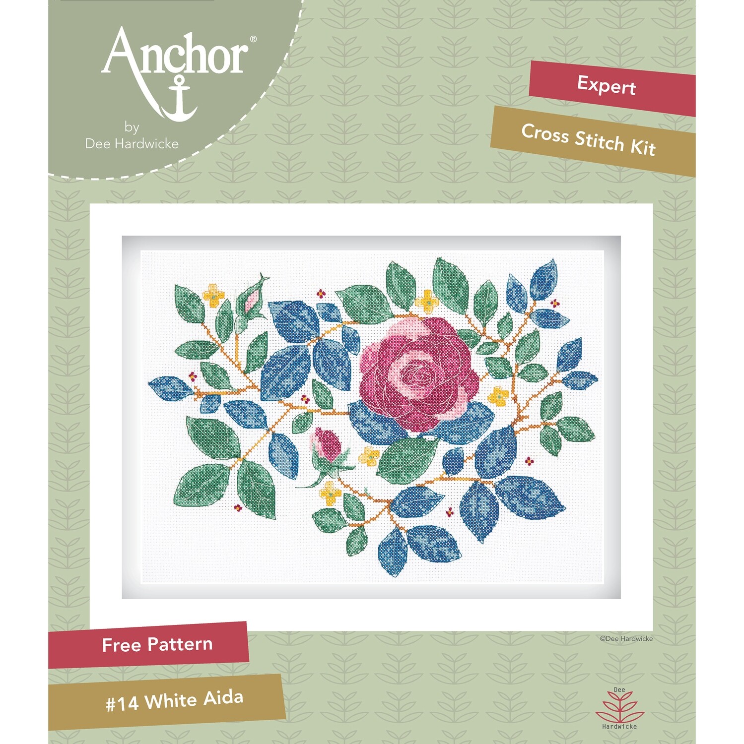 Anchor by Dee Hardwicke - Rose Garden Cross Stitch Kit