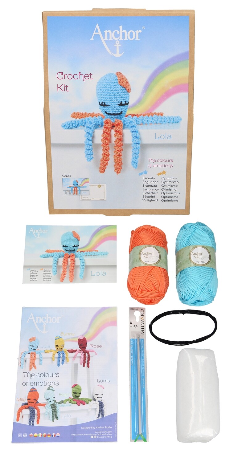 Anchor Crochet Kit - Octopus Kit