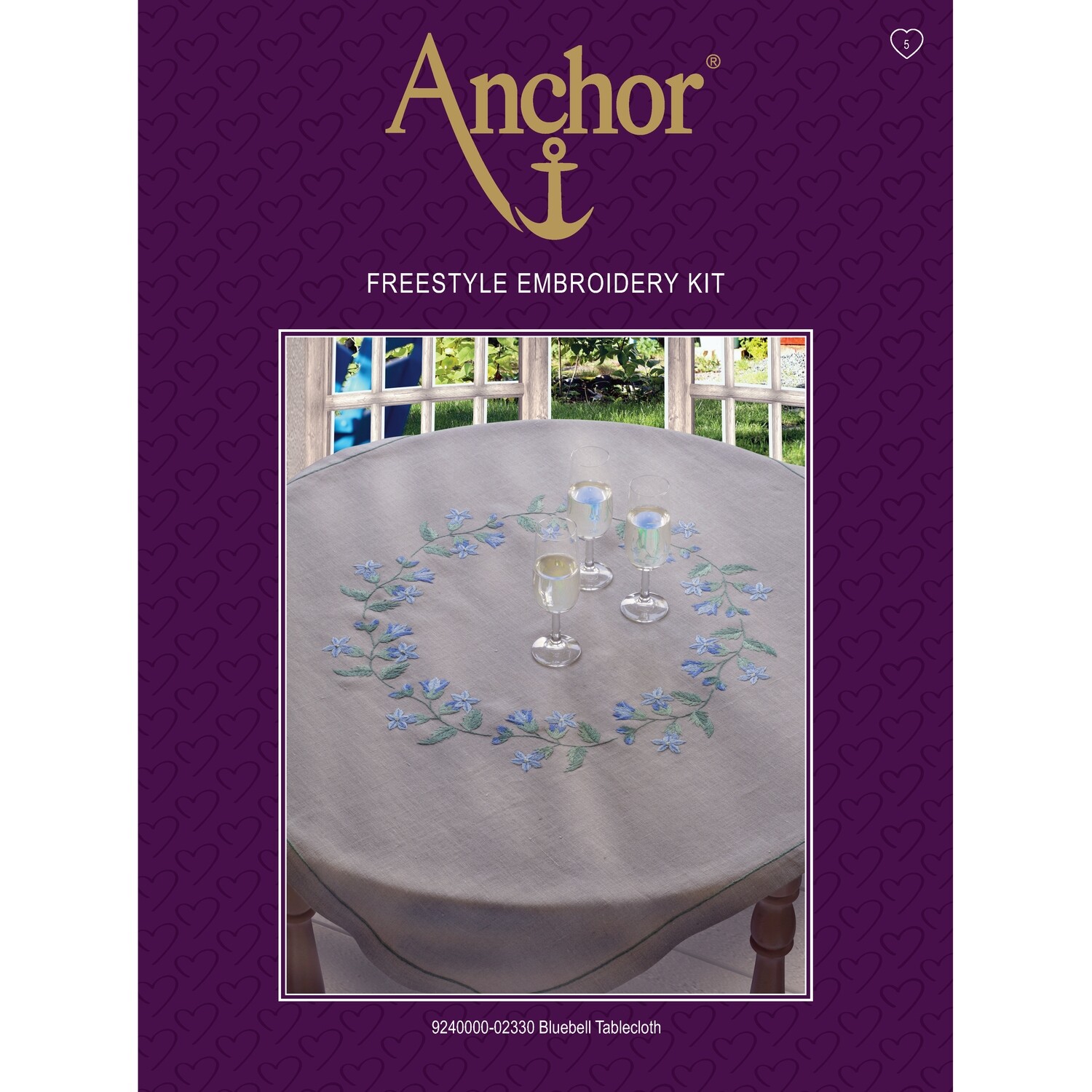 Anchor Essentials Freestyle Kit - Bluebell Tablecloth