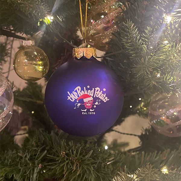 Baked Potato Christmas Ornament 2024 - Classic Glass