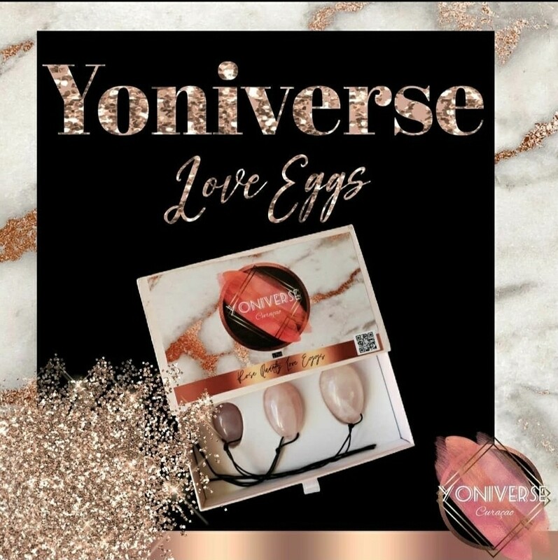 Yoniverse Rose Quartsz Love Eggs