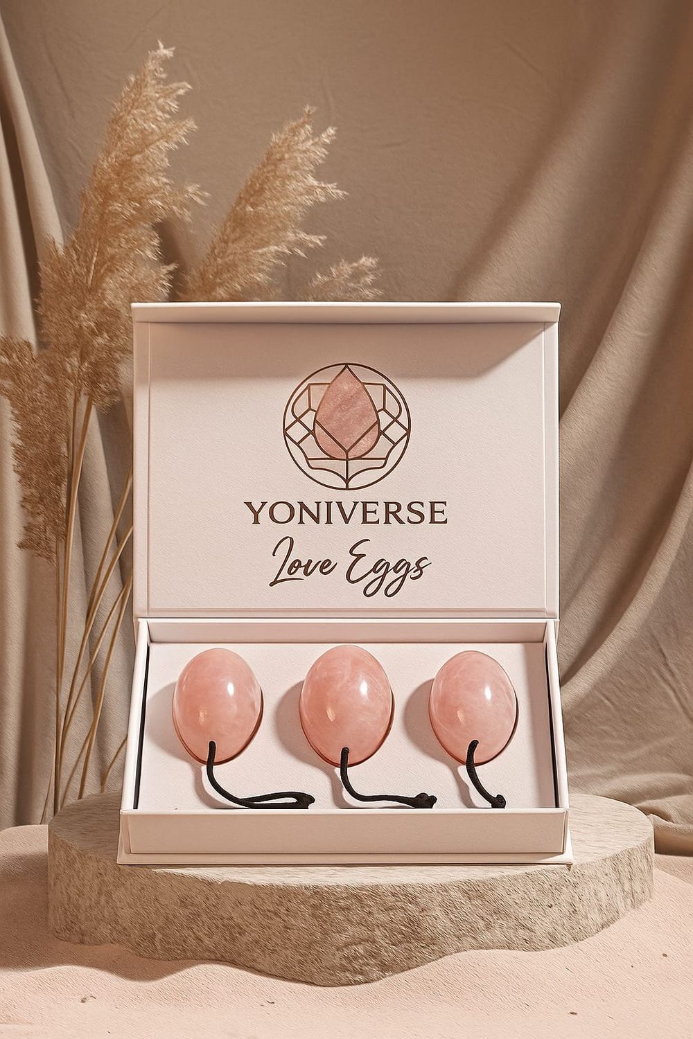 Yoniverse Rose Quartsz Love Eggs