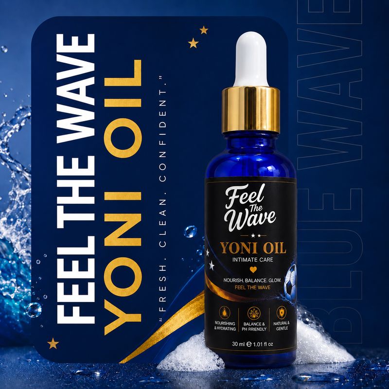 Feel The Wave Yoni Oil 🇨🇼🌊💙