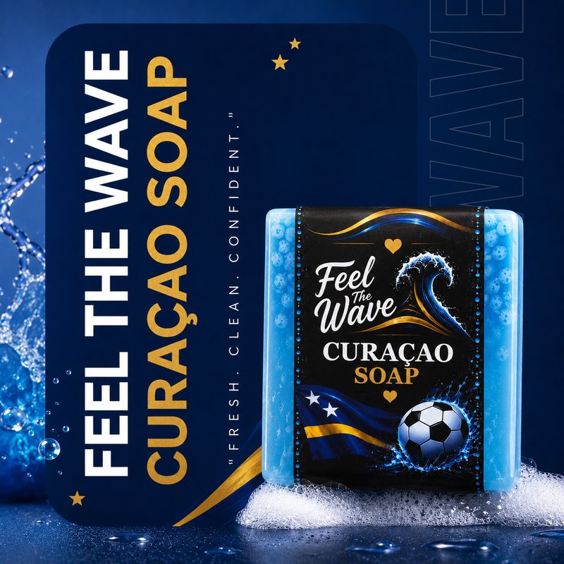 Feel the wave BLUE Soap bar 🇨🇼🌊💙
