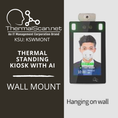 Wall Mount Stand for Temperature Scanning Kiosk
