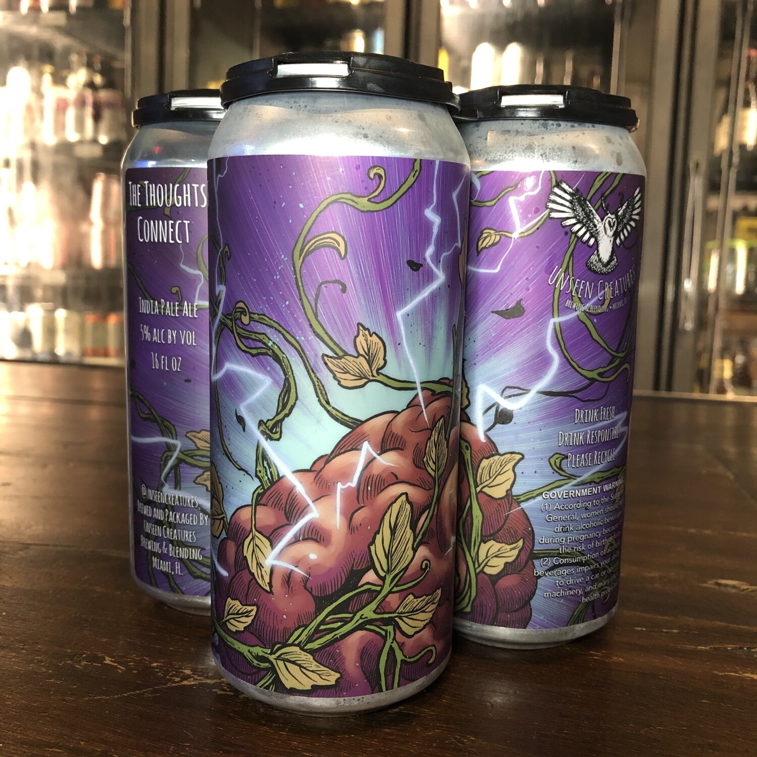 Unseen Creatures - The Thoughts Connect IPA (4-pack)