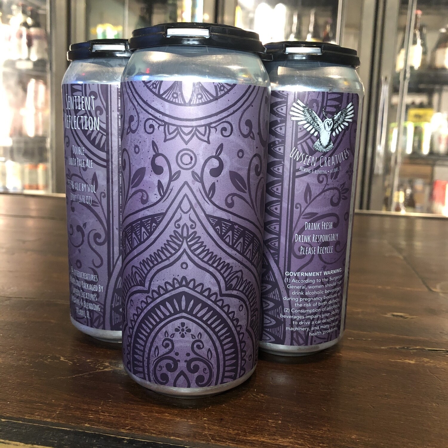 Unseen Creatures - Sentient Reflection West Coast Inspired DIPA - (4-pack)