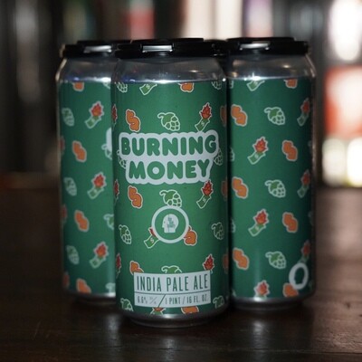 Thin Man Brewing - Burning Money IPA (4-pack cans)