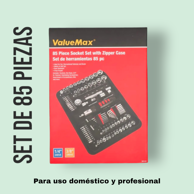Set de herramientas 85 piezas
