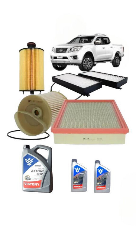 Kit de Filtros Nissan NP300 Diésel + Lubricante