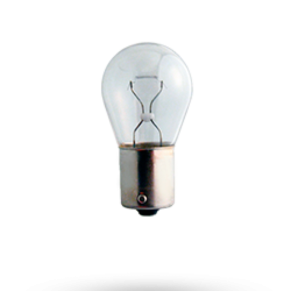 AMPOLLETA 12V P21W BASE Ba15s (PP) 1 CONTACTO PATA PAREJA