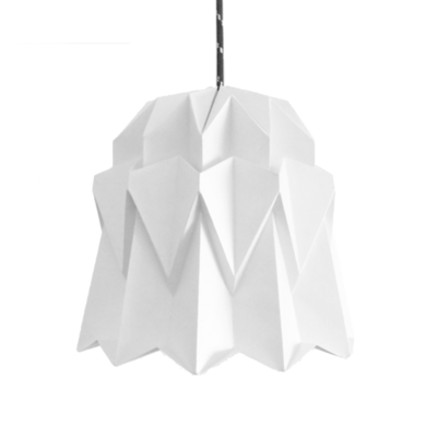 Lámpara de Papel Técnica Origami. Modelo Marilyn