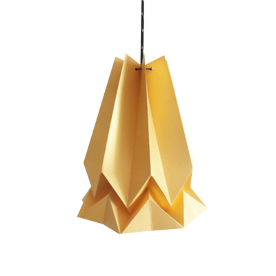 Lámpara de Papel Técnica Origami. Modelo Prince