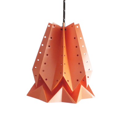 Lámpara de Papel Técnica Origami. Modelo Warhol