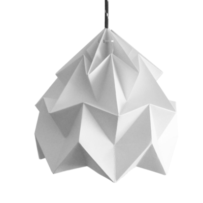 Lámpara de Papel Técnica Origami. Modelo Madonna