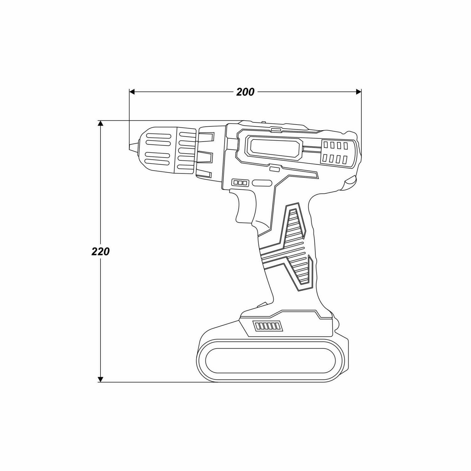Akkuschrauber Bohrschrauber Bohr Schrauber 1500 mAh 2-Gang 18 Volt Li-Ion