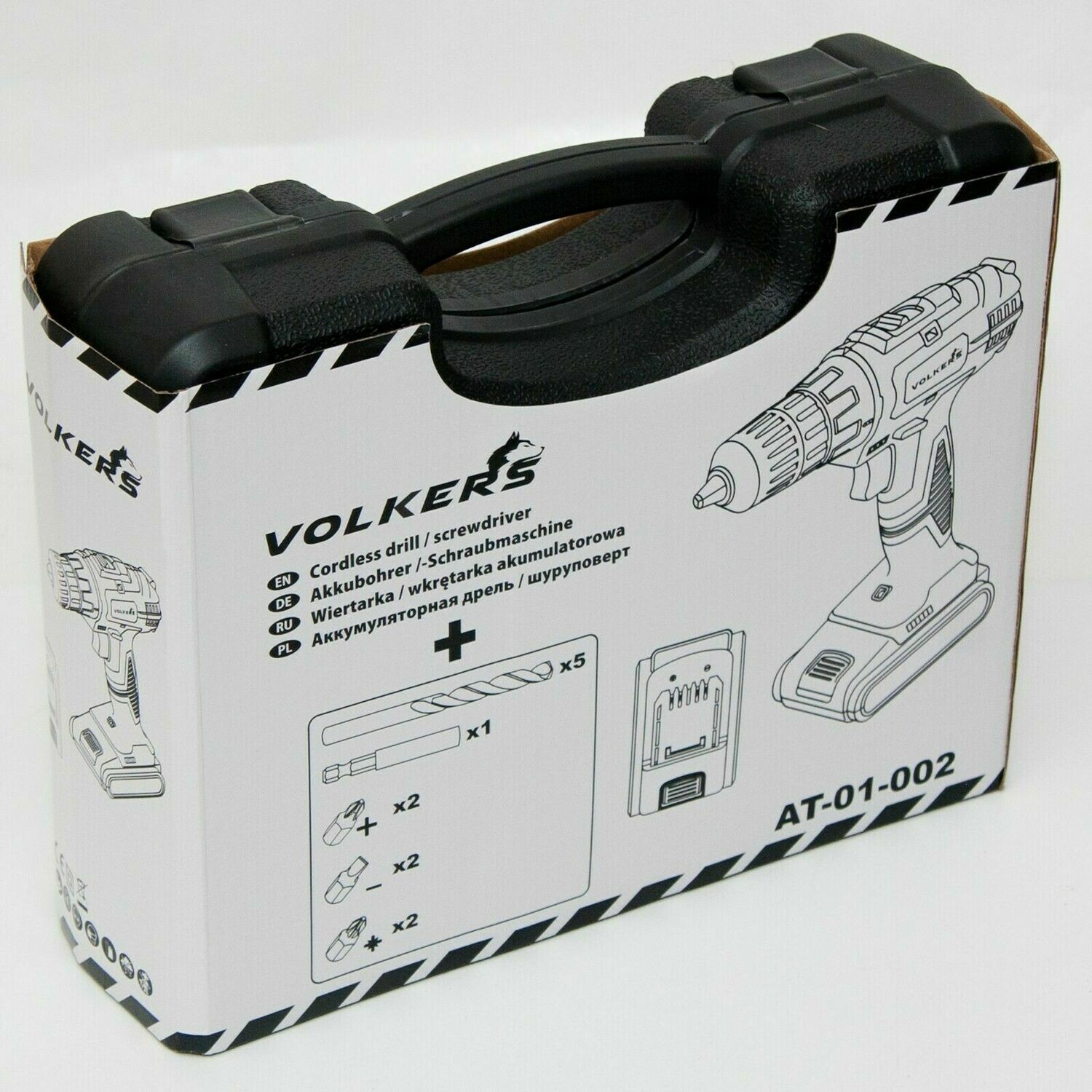 Akkuschrauber 2-Gang Bohrschrauber 2 Akku 1500 mAh 18 Volt Li-Ion mit Koffer