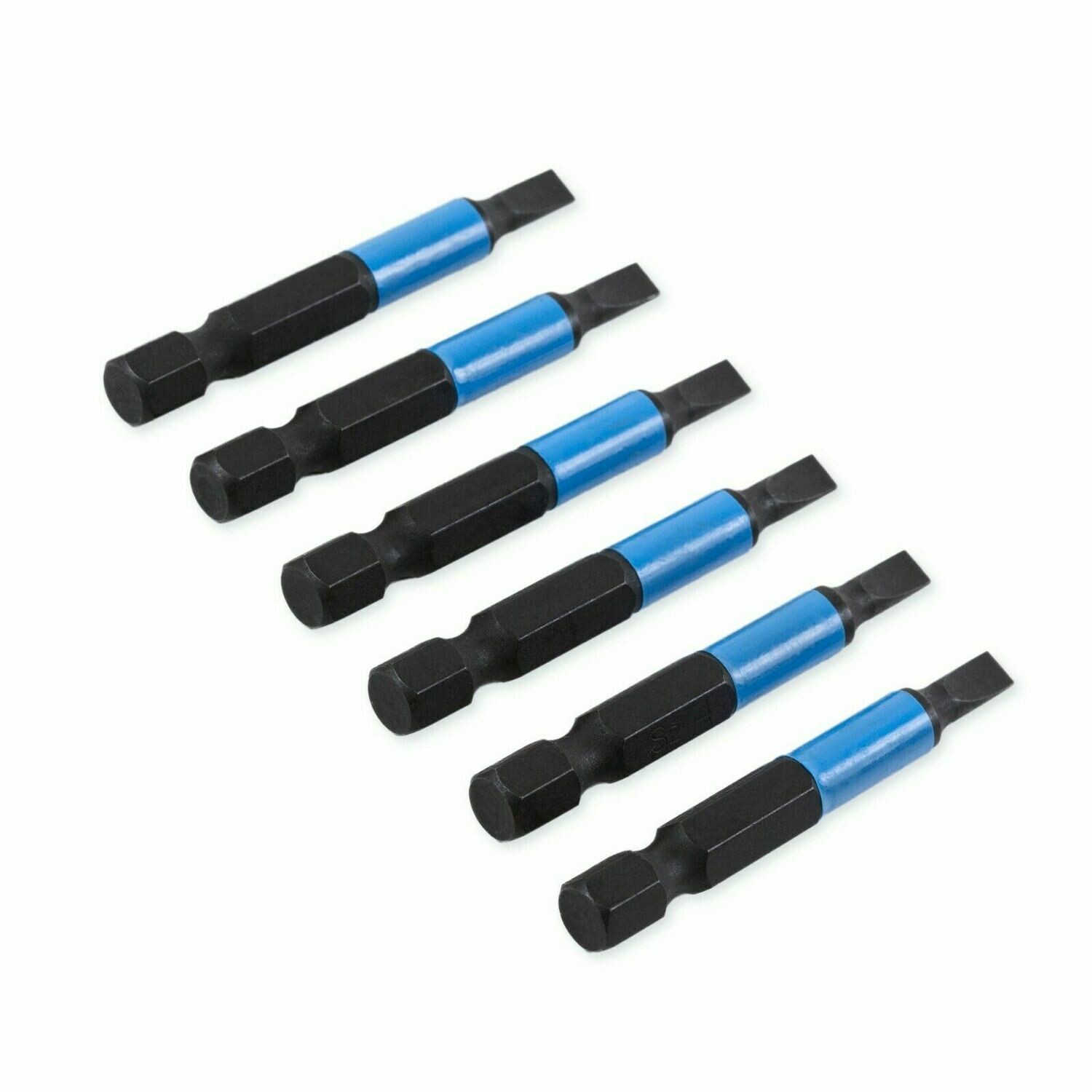 6 x SL0.8 x 4 x 50 mm 1/4 Zoll S2-Stahl High Quality Bits