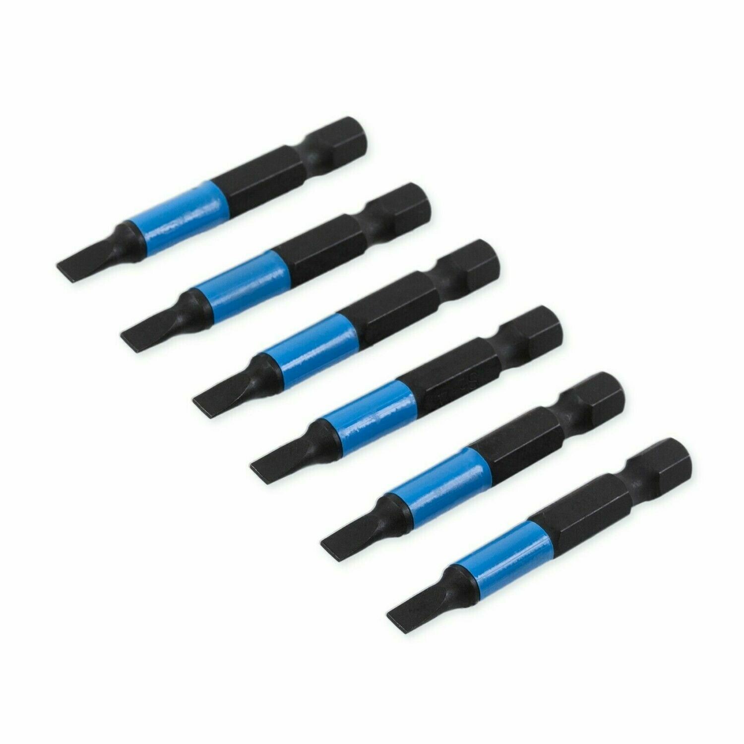 6 x SL0.8 x 4 x 50 mm 1/4 Zoll S2-Stahl High Quality Bits