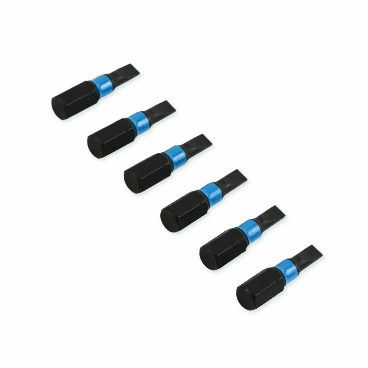6 x SL0.8 x 4 x 25 mm 1/4 Zoll S2-Stahl High Quality Bits