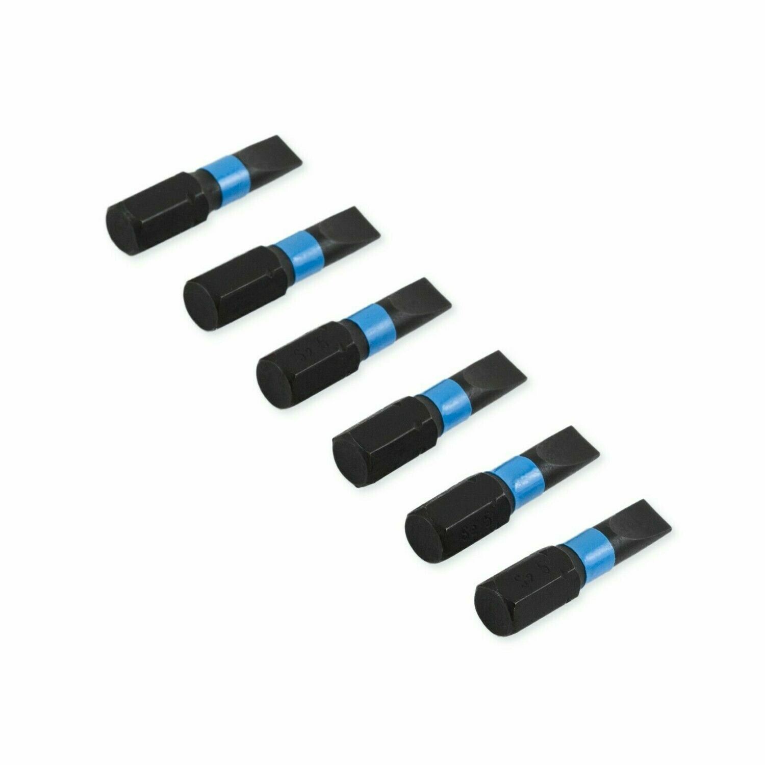 6 x SL1.0 x 4 x 25 mm 1/4 Zoll S2-Stahl High Quality Bits