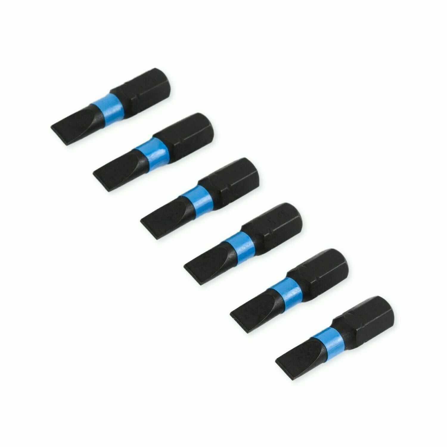 6 x SL1.0 x 4 x 25 mm 1/4 Zoll S2-Stahl High Quality Bits