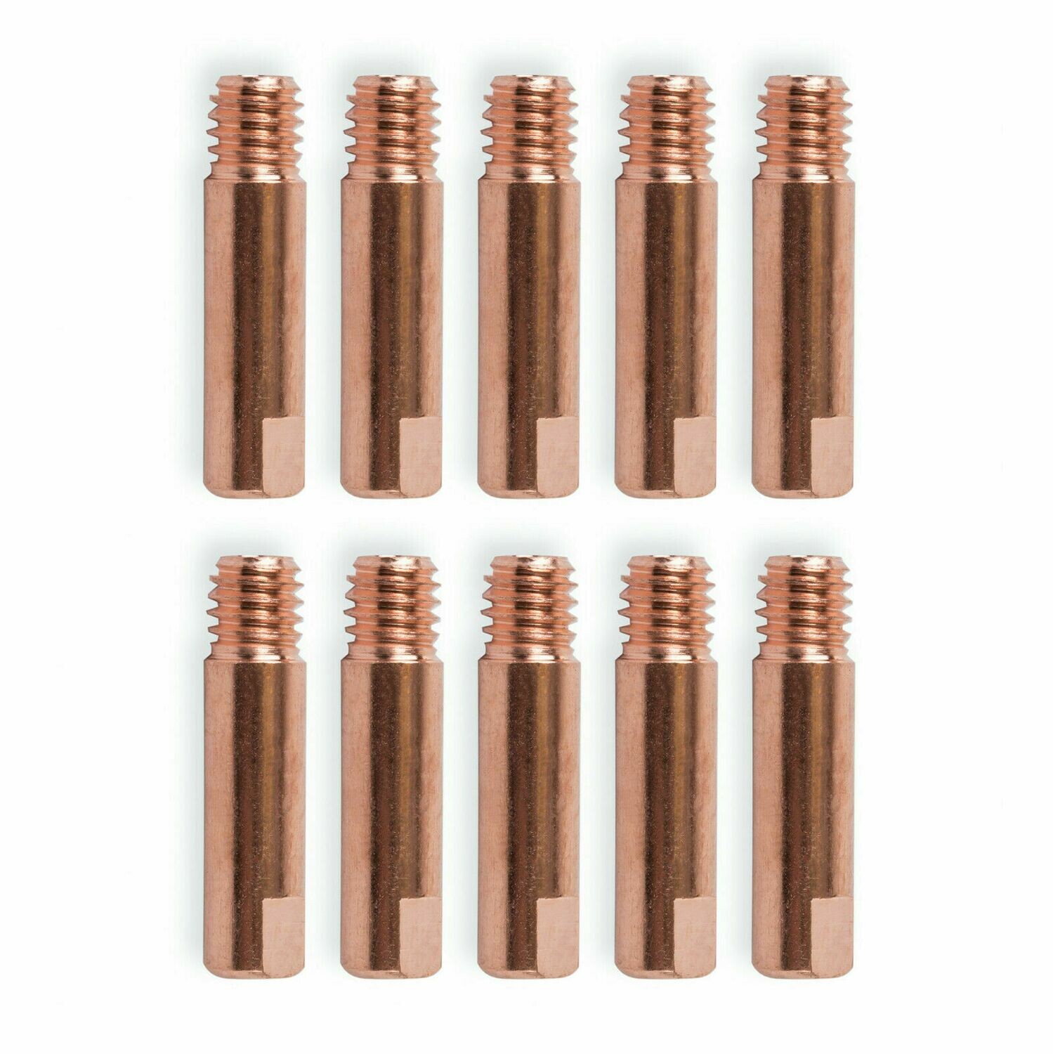 10 Stück 1,2 mm Stromdüsen Kontaktröhrchen für MIG / MAG Schweißgerät M6 x 25 mm