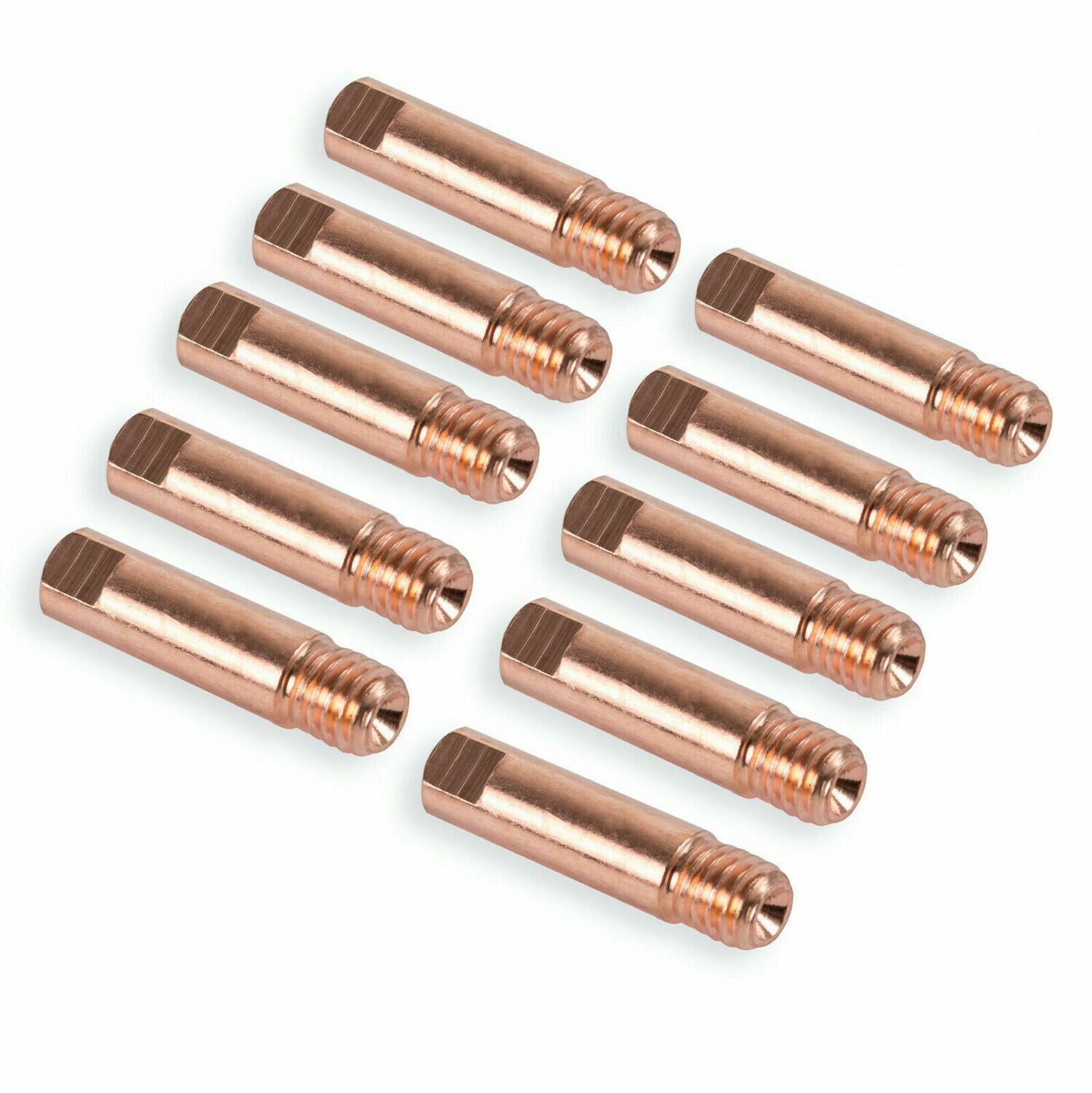10 Stück 1,2 mm Stromdüsen Kontaktröhrchen für MIG / MAG Schweißgerät M6 x 25 mm