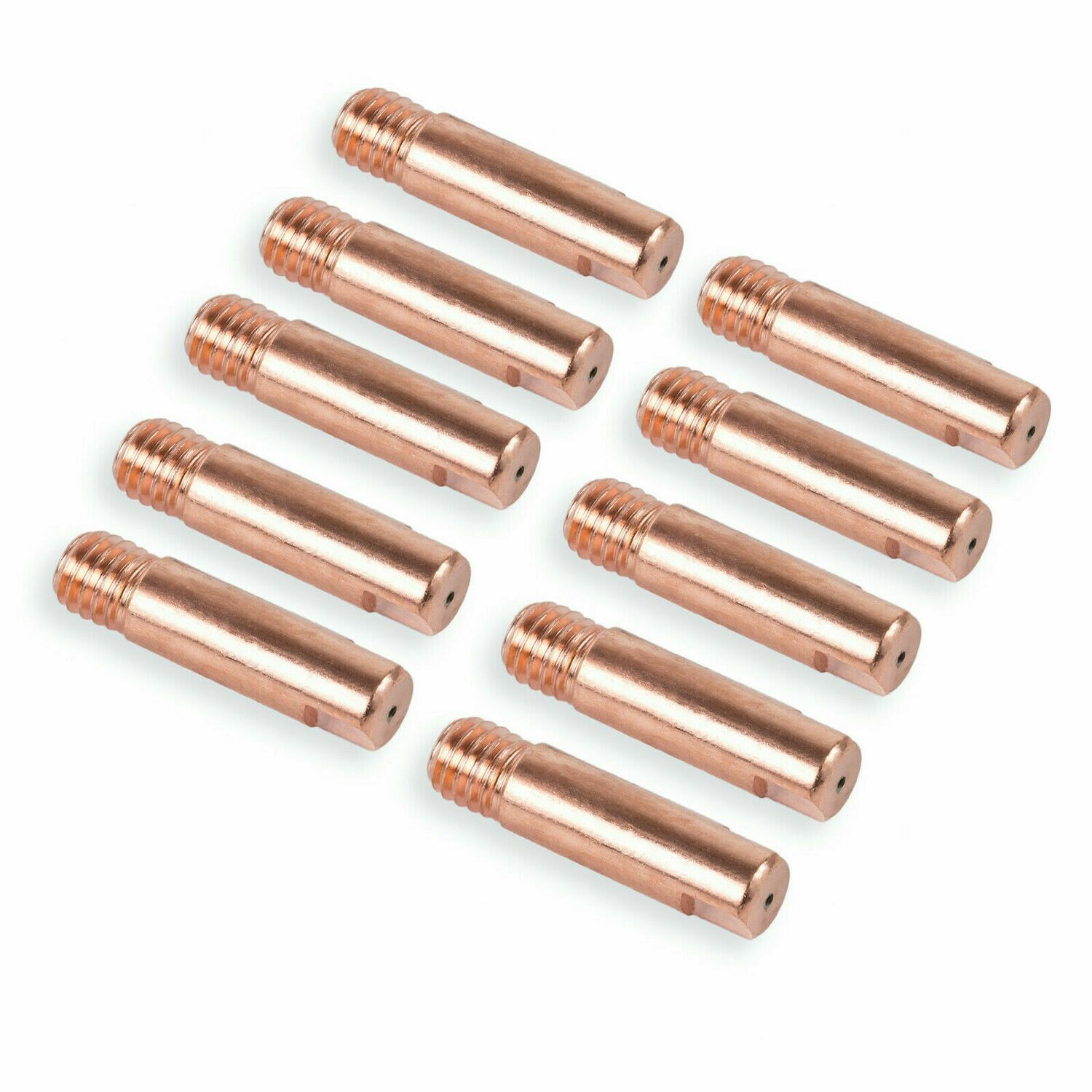 10 Stück 1,2 mm Stromdüsen Kontaktröhrchen für MIG / MAG Schweißgerät M6 x 25 mm
