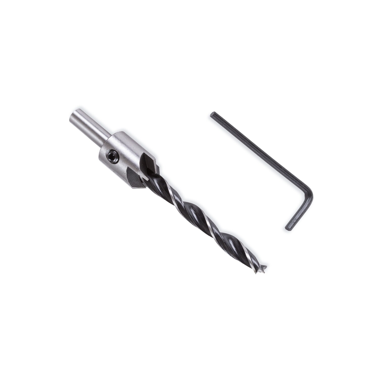 Holzbohrer Ø 6 mm mit 90° Senker Bohrer ist wechselbar
