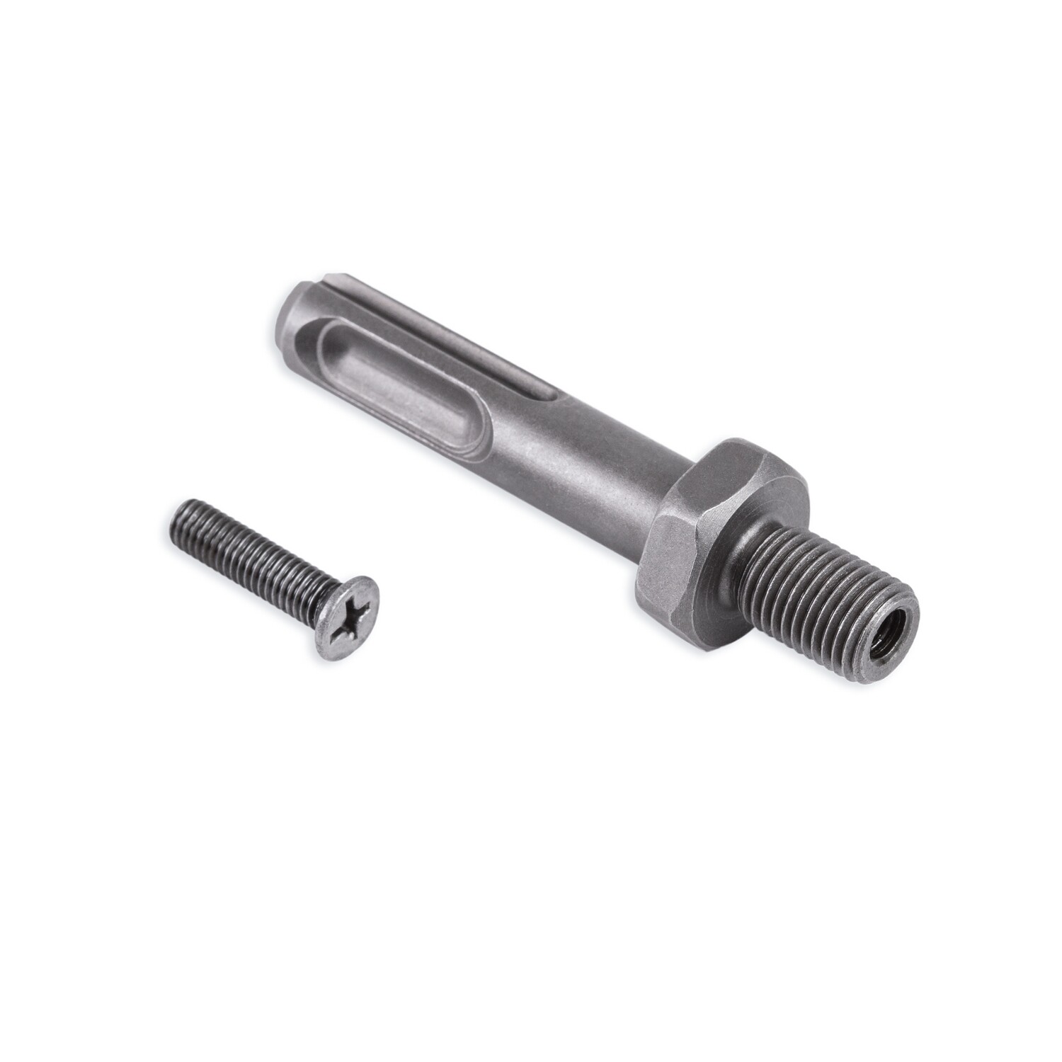 SDS Plus Adapter für Bohrfutter 3/8 Zoll x 24 UNF Länge 66,5 mm