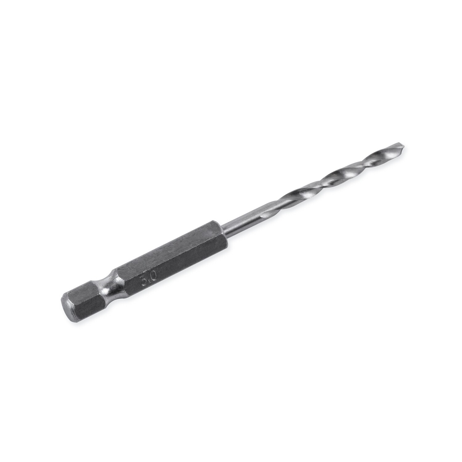 Ø 3 x 80 mm HSS Universal Bohrer HEX Aufnahme Metalbohrer Kunststoffbohrer