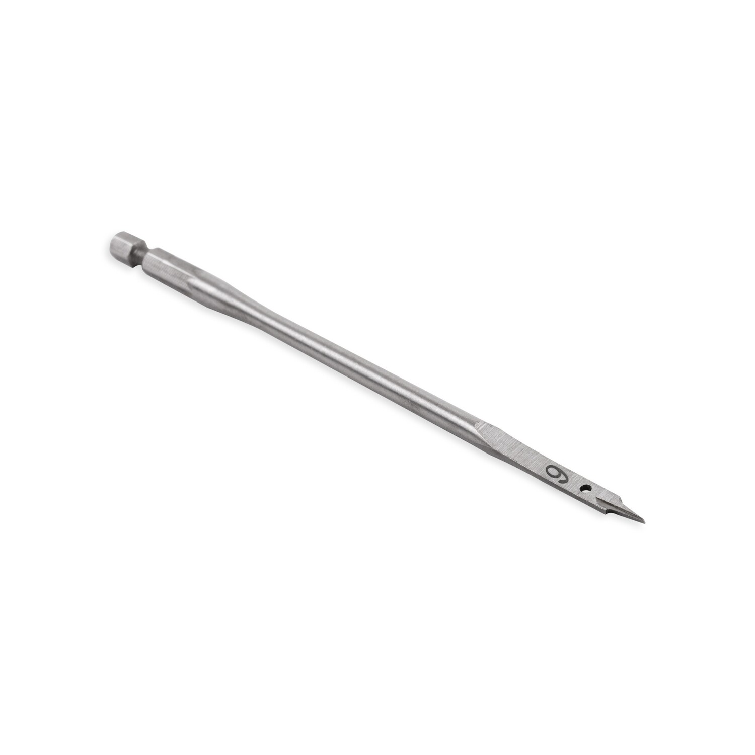 Ø 6 mm Holzbohrer Flachfräsbohrer Flachbohrer Bohrer 1/4" Sechskant Aufnahme